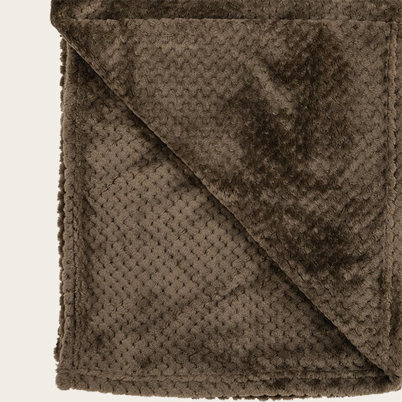 Det Gamle Apotek Blanket polyesterová deka 125×150 hnědá