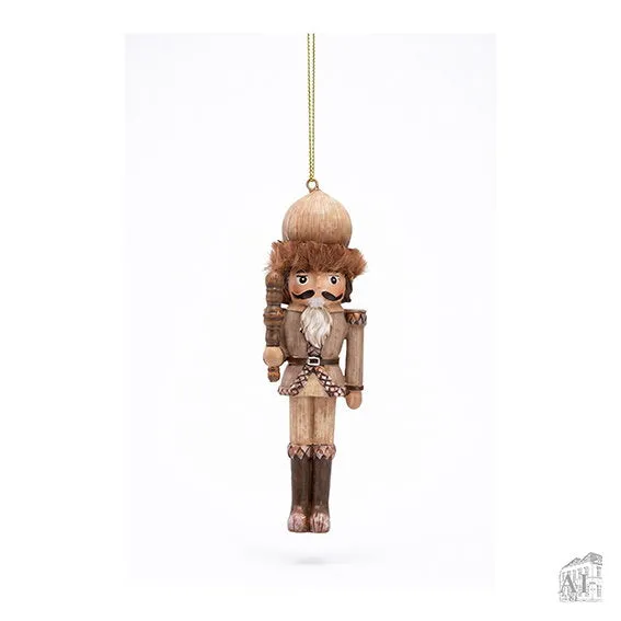 Det Gamle Apotek Nutcracker ozdoba hnědá 12 cm