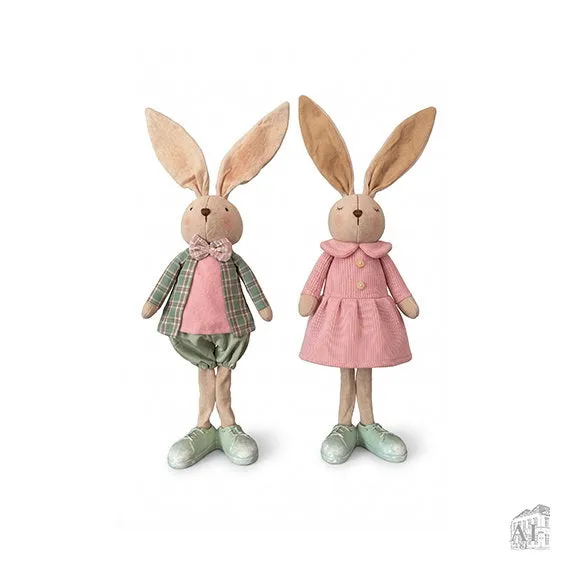 Det Gamle Apotek Easter bunny zajíc 48 cm béžový polyester