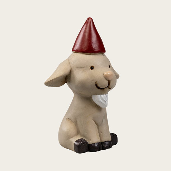 Det Gamle Apotek zvířátko figurka krémová 8 cm