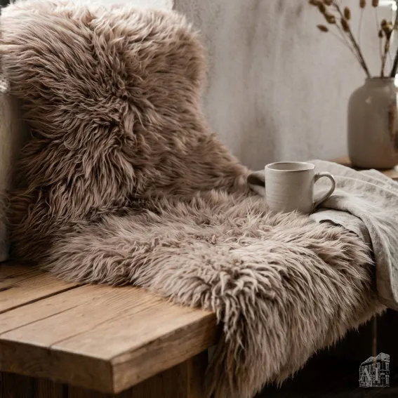Det Gamle Apotek Sheepskin ovčí kůže 85 cm hnědá
