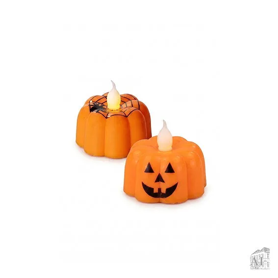 Det Gamle Apotek halloweenská LED dekorace oranžová 4 cm