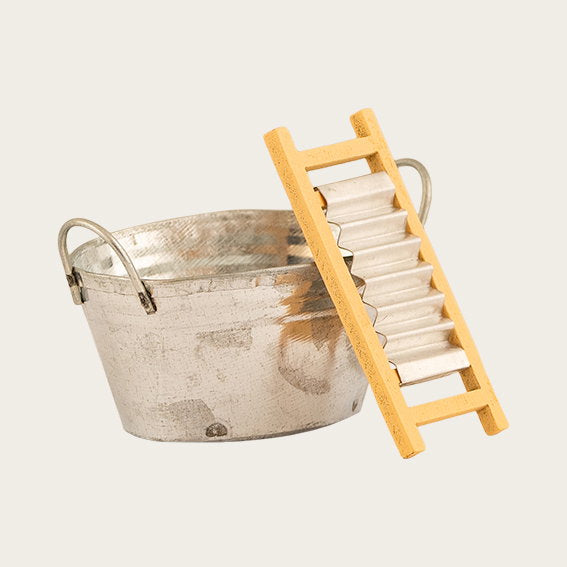Det Gamle Apotek Washing Set for Gnomes sada kovová šedá