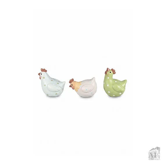 Det Gamle Apotek Chicken figurka kuře zelené 8 cm