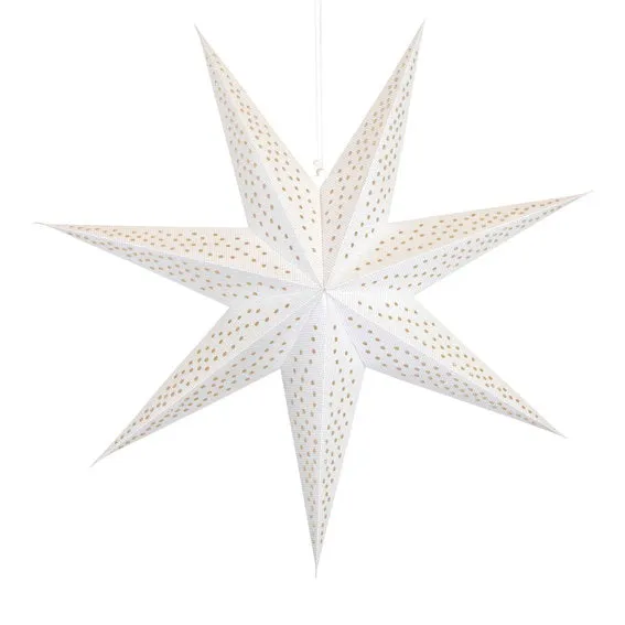 Det Gamle Apotek White paper star papírová hvězda bílá 60 cm 1 ks