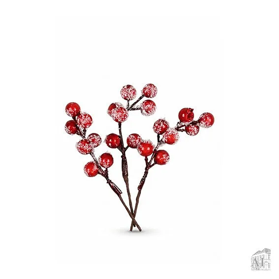 Det Gamle Apotek Berries dekorační bobule 3 ks přírodní