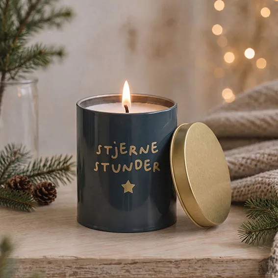 Det Gamle Apotek Tin Candle svíčka v plechu zelená levandule