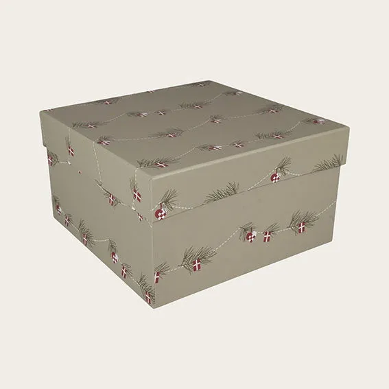 Det Gamle Apotek Giftbox dárková krabička zelená 13 cm