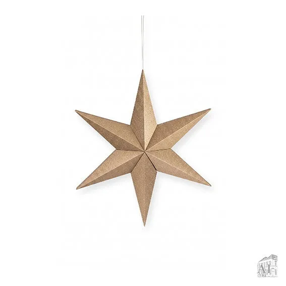 Det Gamle Apotek Paper star hvězda champagne 40 cm