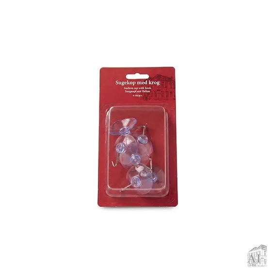 Det Gamle Apotek Star Collection Suction cup přísavka 3 cm 6 ks