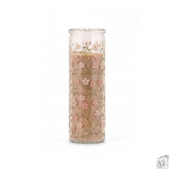 Det Gamle Apotek Candle svíčka ve skle béžová 25 h