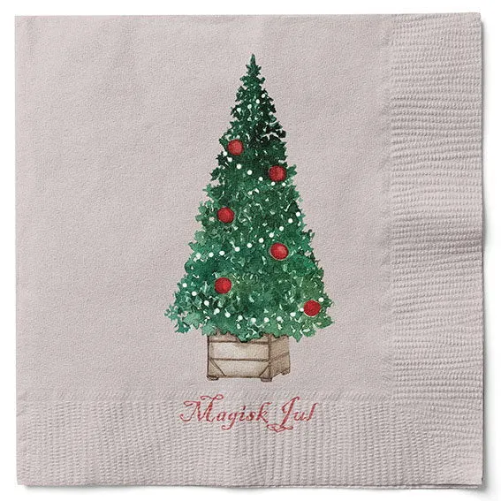 Det Gamle Apotek Napkins papírové ubrousky 33 cm béžové 20 ks