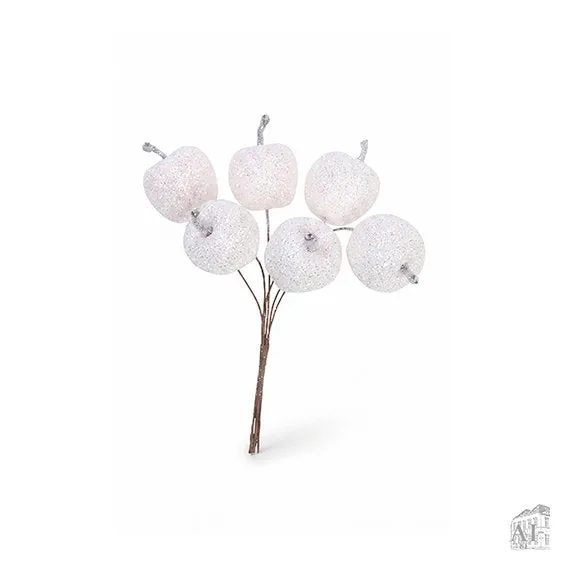 Det Gamle Apotek Apples for decoration jablka bílá 6 ks