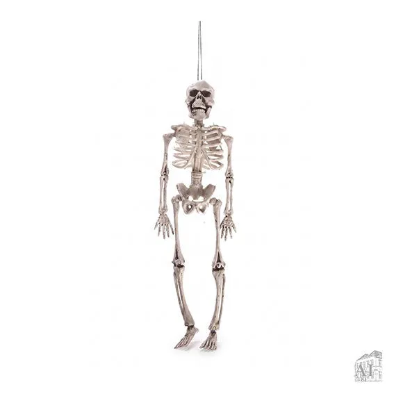 Det Gamle Apotek Skeleton závěsný kostlivec 38 cm bílý