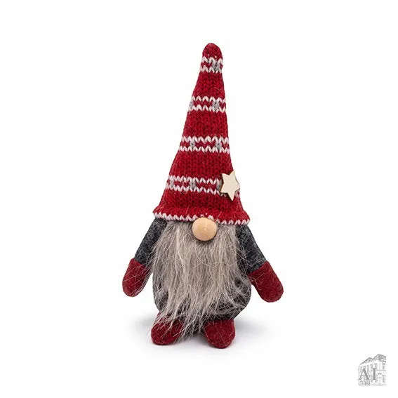 Det Gamle Apotek Gnome vánoční skřítek červený 13 cm