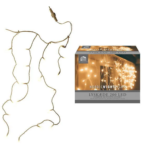 Det Gamle Apotek Icicles 200 LED světelný řetěz bílý 450 cm