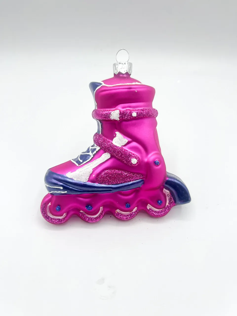 Vitbis Brusle skleněná baňka kolečkové 11 cm 1 ks