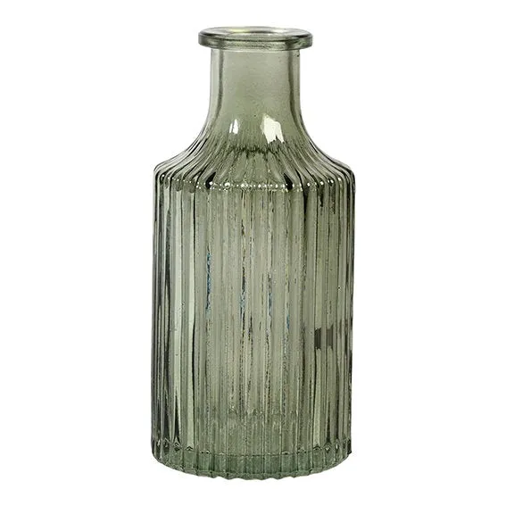 Det Gamle Apotek Vase skleněná váza zelená 14 cm