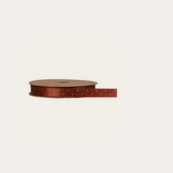 Det Gamle Apotek Ribbon dárková stuha 1 cm hnědá