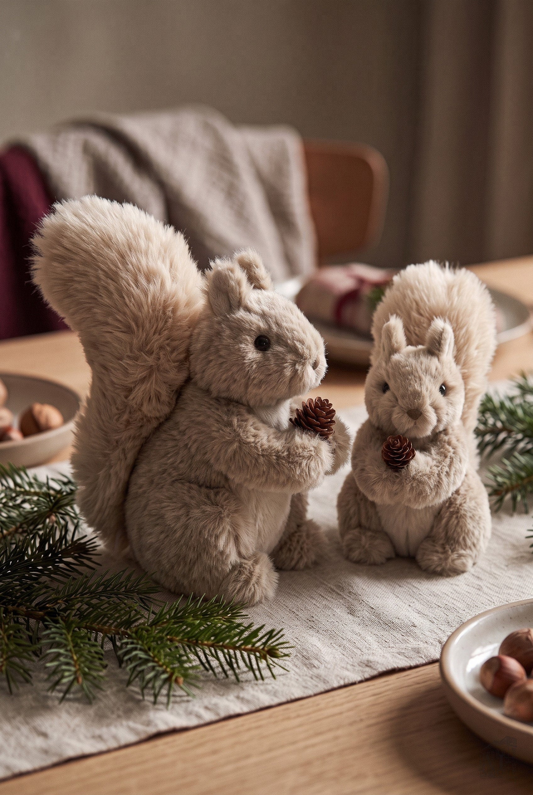 Det Gamle Apotek Squirrel figurka veverka hnědá 30 cm