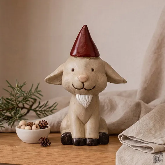 Det Gamle Apotek zvířátko figurka krémová 8 cm
