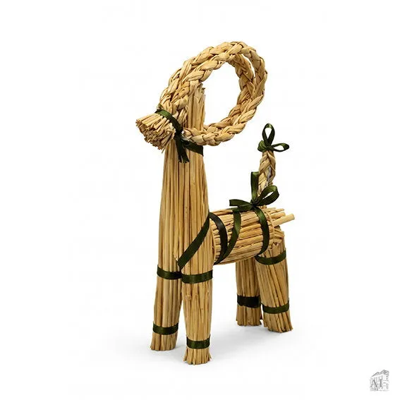 Det Gamle Apotek Straw goat slaměný kozel zelený 45 cm