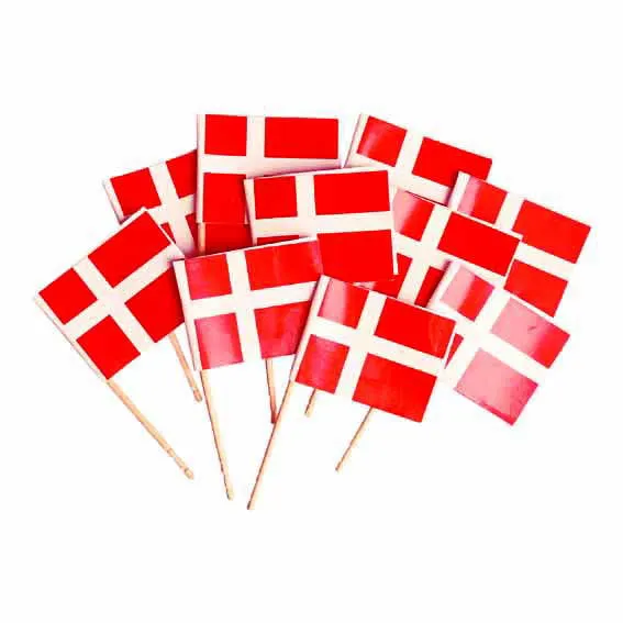 Det Gamle Apotek Cake Flags papírové vlaječky 10 ks