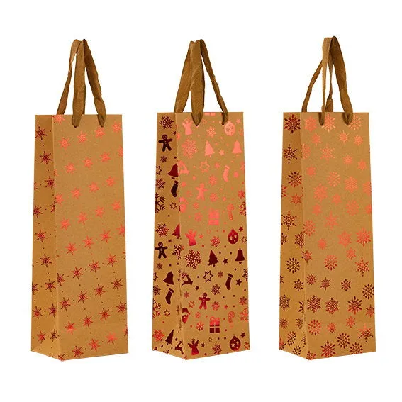 Det Gamle Apotek Giftbag dárková taška 36 cm kraft hnedá