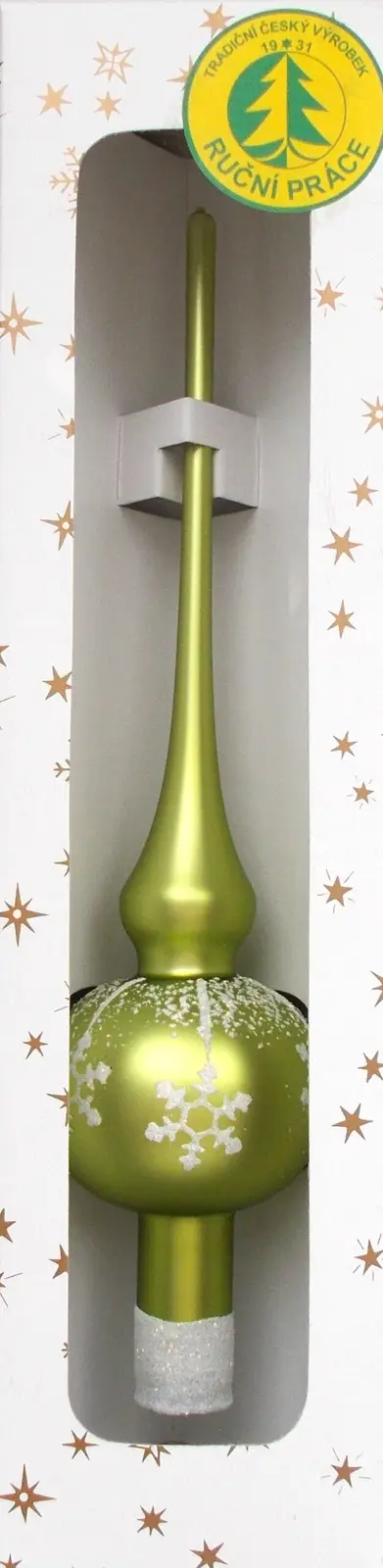 Vánoční ozdoby kiwi špice jednokulová matná