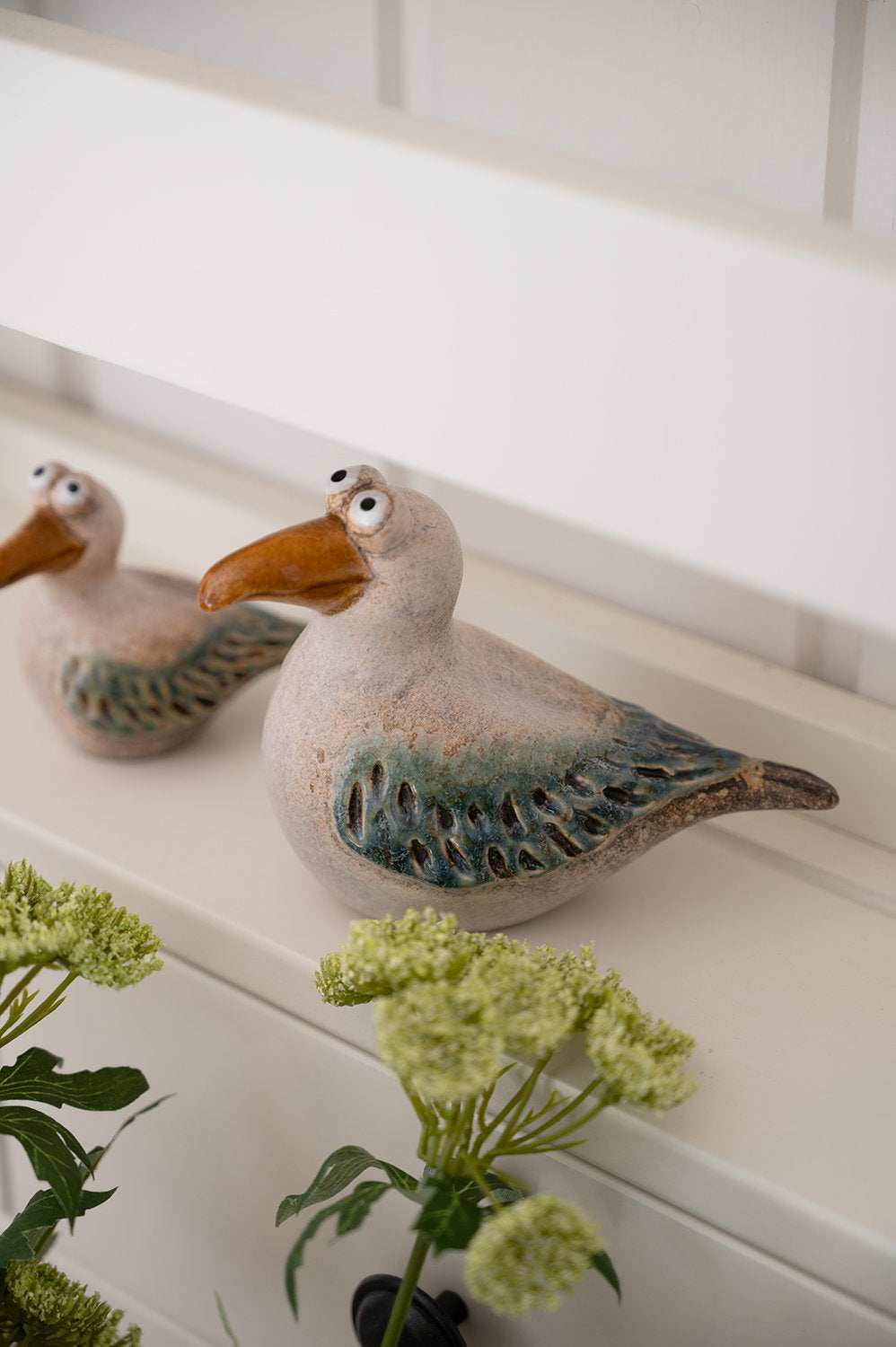 Det Gamle Apotek Seagull kameninová figurka racek bílá 9 cm