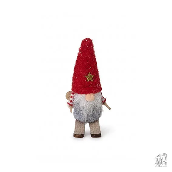 Det Gamle Apotek Gnome skřítek 12 cm červený