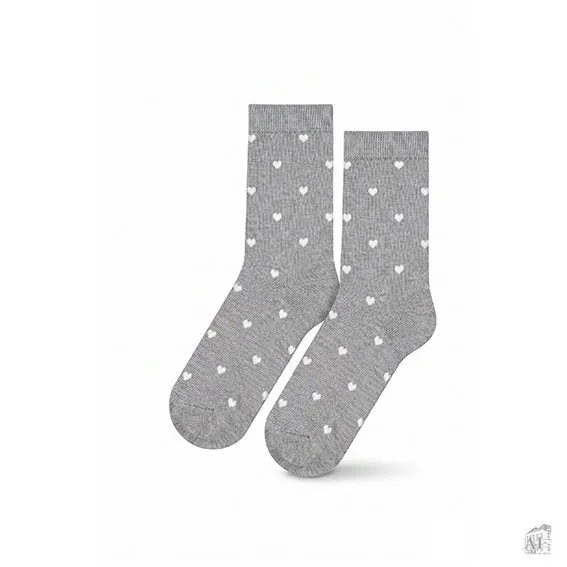 Det Gamle Apotek Socks ponožky šedé bavlněné