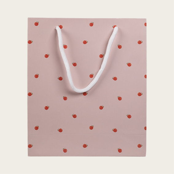 Det Gamle Apotek Giftbag růžová papírová taška 24 cm