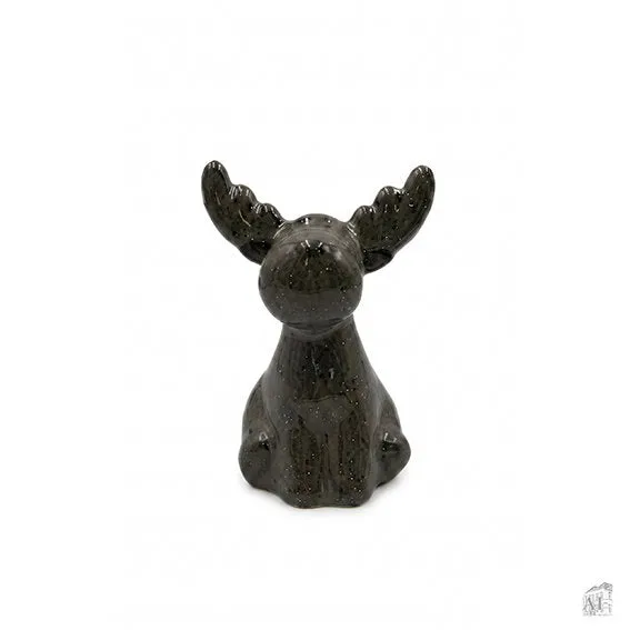 Det Gamle Apotek Reindeer sob zelený 10 cm keramika