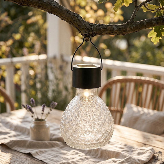 Det Gamle Apotek Solar lantern solární lucerna transparentní