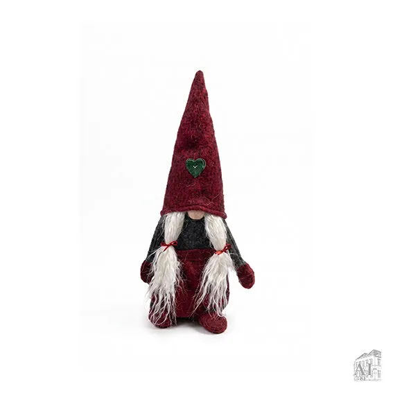 Det Gamle Apotek Gnome skřítek červený 45 cm