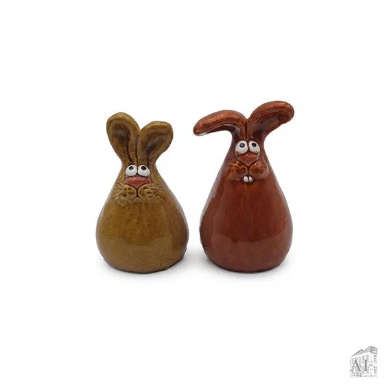Det Gamle Apotek Easter Bunny zajíček hnědý 13 cm