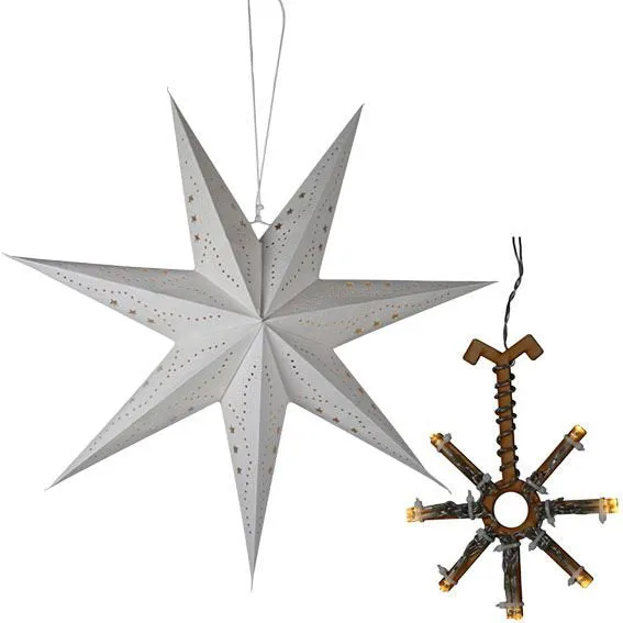 Det Gamle Apotek Paper star papírová hvězda 60 cm bílá