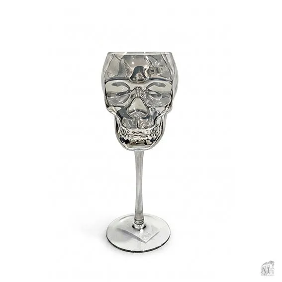 Det Gamle Apotek Wine glass sklenice šedá 430 ml