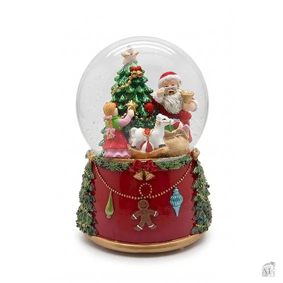 Det Gamle Apotek Snow globe sněžítko 14 cm červené
