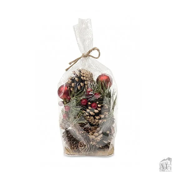 Det Gamle Apotek Decoration větvička červená 14 cm