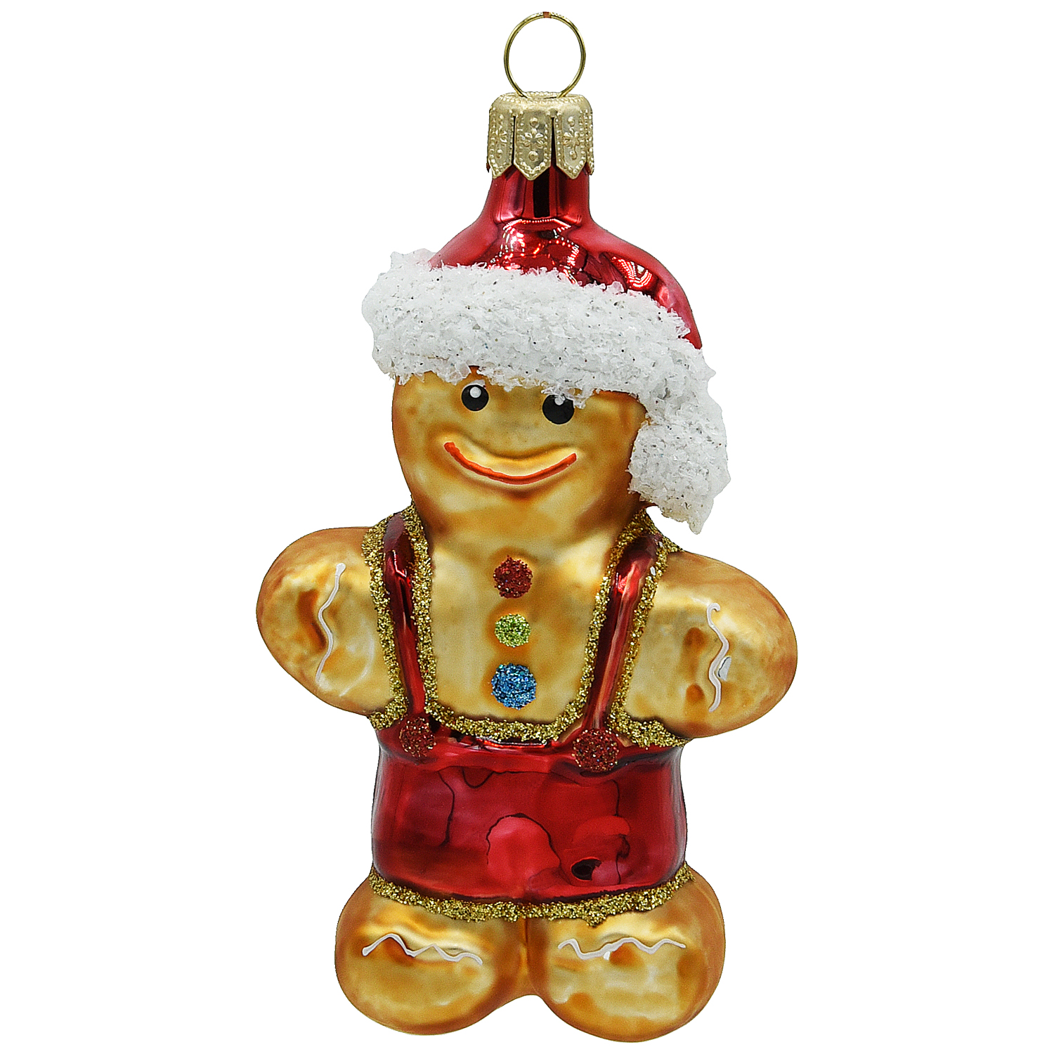 Vitbis Perník vánoční baňka 10 cm hnědá