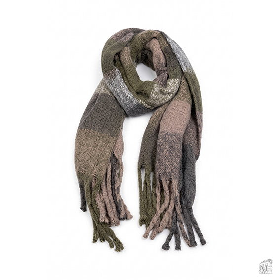 Det Gamle Apotek šála zelená 180 cm polyester