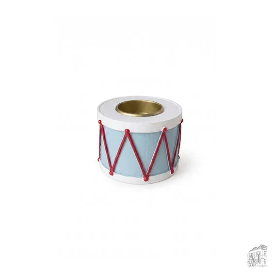 Det Gamle Apotek Candle holder svícen modrý 6 cm