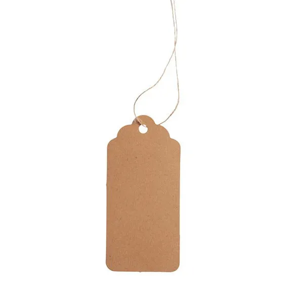 Det Gamle Apotek Gift tags visačky nature 12 ks