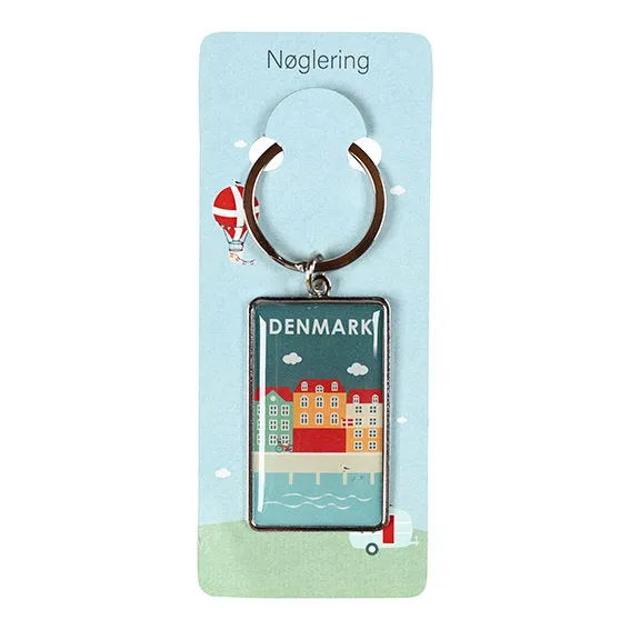 Det Gamle Apotek Keychain kovový přívěsek 5 cm