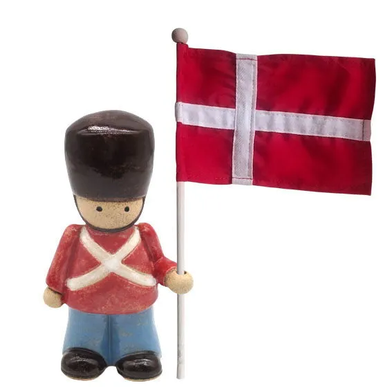 Det Gamle Apotek Soldier vojáček keramický červený 8 cm