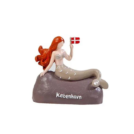 Det Gamle Apotek Mermaid København figurka 6 cm