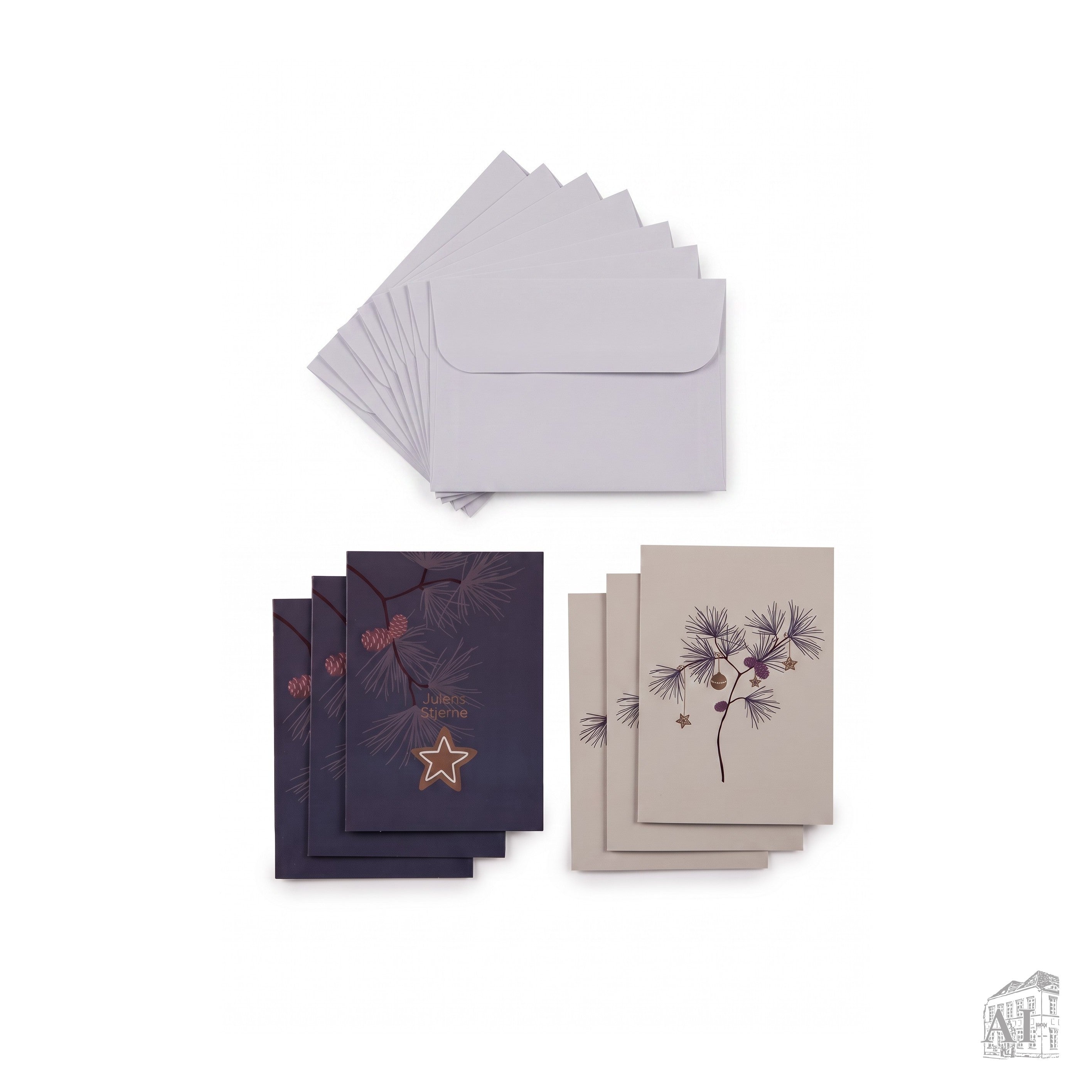 Det Gamle Apotek Doublecard vánoční přání s obálkou 14 cm