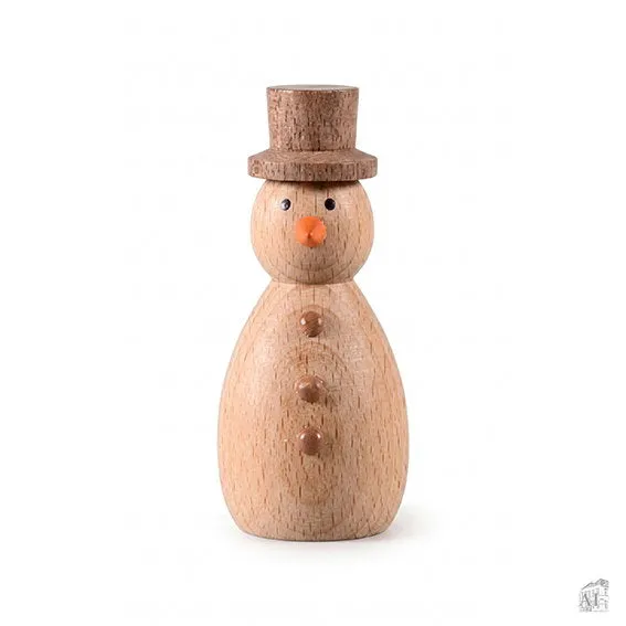 Det Gamle Apotek Snowman dřevěný sněhulák 10 cm
